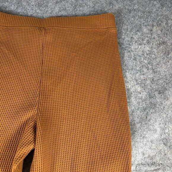 Aerie Pants Women’s XL High Waisted Waffle Knit Pull On Flare Loungewear Relaxed - Picture 10 of 10